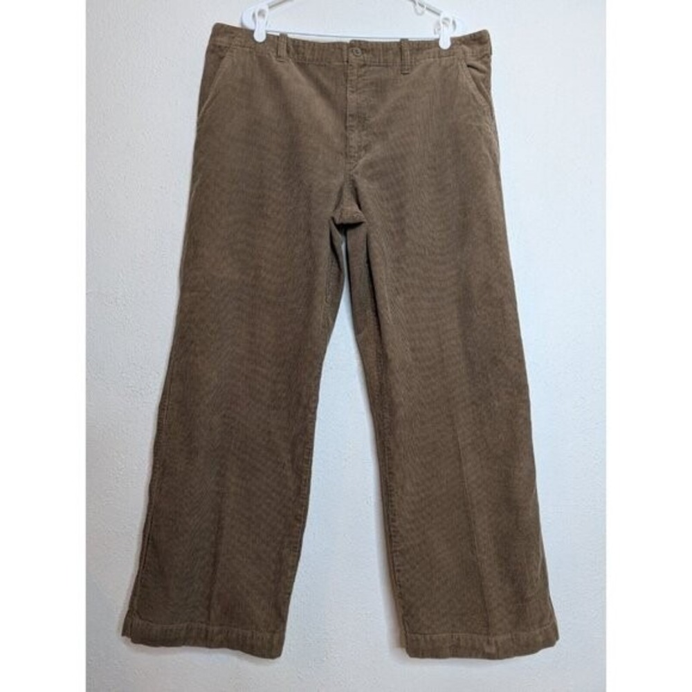 Gap Denim‎ Men's USA Made Loose Fit Baggy Corduroy 5-Pocket Tan Pants 40x30